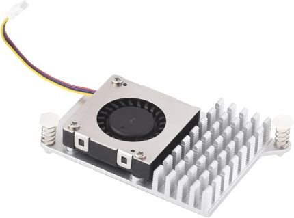 Raspberry Pi 5 için Aktif Soğutucu (B), Aktif Soğutma Fanı, Alüminyum Soğutucu, Termal Pedli