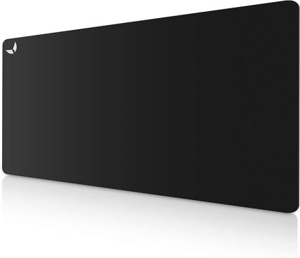 Classic - Gaming Oyuncu Gamer Mouse Pad, Kaymaz Taban Büyük Boy Large Ofis Tipi Mouse Ped, Fare Altlığı, Düz Masa Koruyucu Klavye Altı Mousepad 70x30 Cm, Siyah