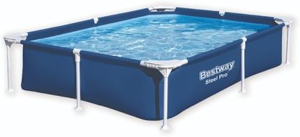 Steel Pro Dikdörtgen Yer Üstü Havuz 2,21 m x 1.50 m x 43 cm