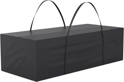 çantası, bahçe minderi koruyucu kılıf, UV dayanıklı, ağır yük yırtılmaz, Oxford saklama çantası, Noel ağaçları için, minderler 173 x 76 x 51 cm, 5