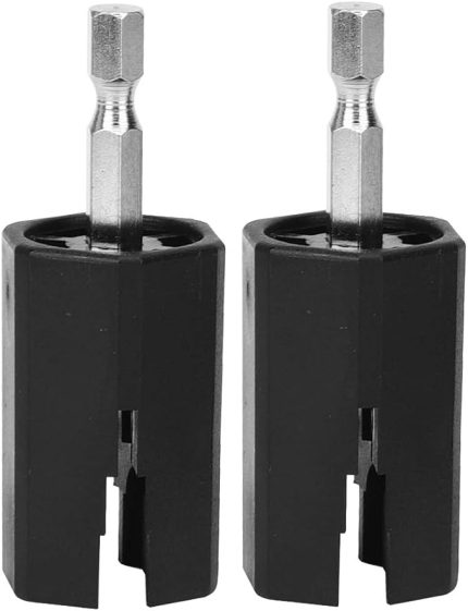 2 ADET Gitar Elektrikli Matkap Ucu Dizi Mandal Sarıcı, Tel Sarıcı Ayar Çivi Çektirme Gitar Onarım ve Bakım Aracı Oyun Aksesuarları