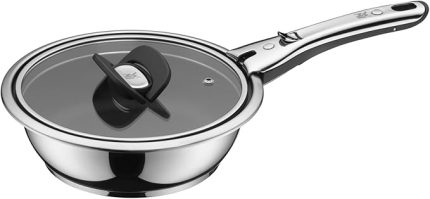 Click & Serve Çıkarılabilir Saplı İndüksiyon Tabanlı Çelik Wok Tava 20 cm