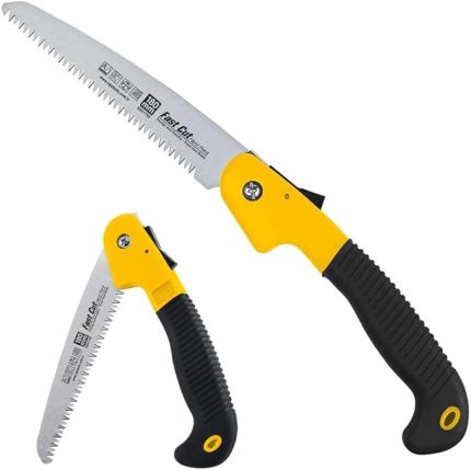 Katlanır Budama Testeresi 180 Mm, Yüksek Karbonlu Çelikten İmal Edilmiş, Taşlanmış Krom Kaplı Yüzey