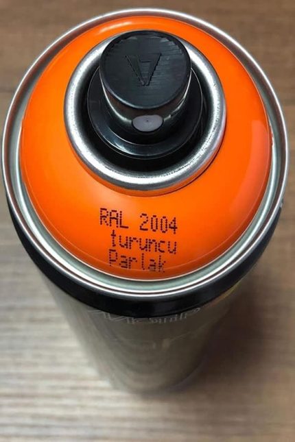 Sprey Boya Parlak Turuncu 400 ml.