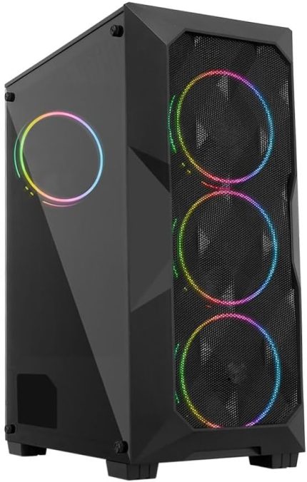 GF-8010 COLD 6x120mm Rainbow Fanlı Oyuncu Kasası