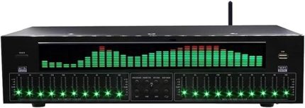 Bant Dijital Ekolayzer, Dijital Ses Stereo Grafik Ekolayzır, LED Müzik Spektrum Analizörü, Gürültü Azaltma Fonksiyonu, 12 Ritim Modu, Kayıt Odaları için uygun