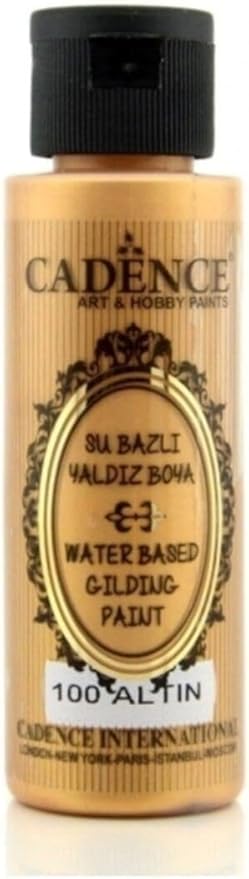100 Altın-Yaldız Boya 70Ml(Cc) Altın Tek Ebat