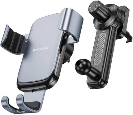 BH94 Warrior Araç Telefon Tutucu, 360 Derece Dönebilir, Havalandırma Izgarasına Kolay Montaj, 4,5-7 İnç Telefonlar İçin Uyumludur, Şık ve Dayanıklı Tasarım BH94