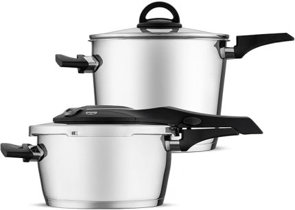 Procook Düdüklü Tencere Seti 4 ve 6 lt, Çelik