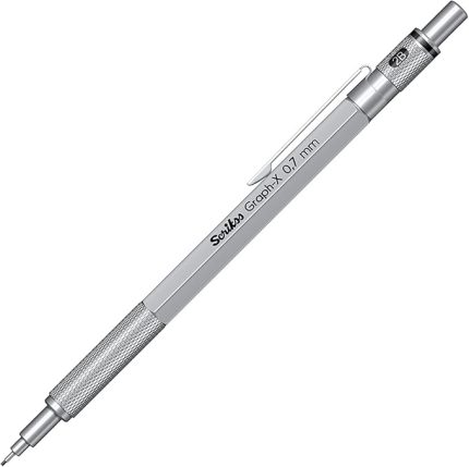 Office Graphx Mekanik Kurşun Kalem Saten Gri 0.7 Mm