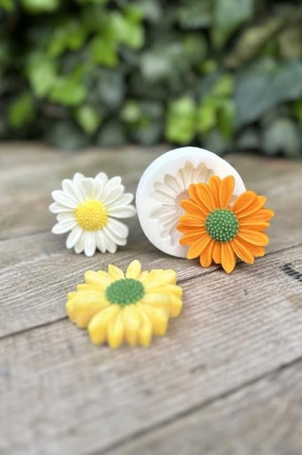 Concept Papatya Çiçek Mum Kalıbı (Silikon)