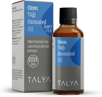 Ozon Yağı 50 ml - Ozonlanmış Zeytinyağı - Soğuk Sıkım - Sivilce ve Akne Karşıtı - Cilt Nemlendirici - Sağlıklı ve Parlak Cilt Görünümü