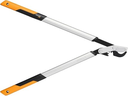 Yeşil ağaç için baypas bıçaklı budama makası, PowerGear X raf sistemi, Boyut L, Yapışmaz kaplama, Kesme çapı: 5 cm, Sertleştirilmiş çelik, Uzunluk: 80 cm, Siyah/Turuncu, LX98, 1020188