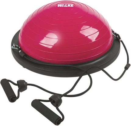 45 Cm Bosu Ball Yarim Denge Topu Pilates Aleti Direnc Lastikli Pompa Dahildir