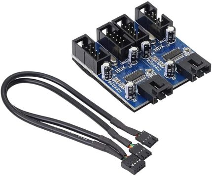 Pin USB Çoklayıcı Anakart Için 4 Port USB 2.0 Çoklayıcı