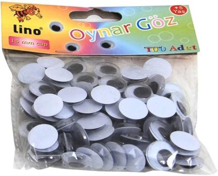 OYNAR GÖZ BÜYÜK BOY 15 mm 50 Lİ RBZ-016-A