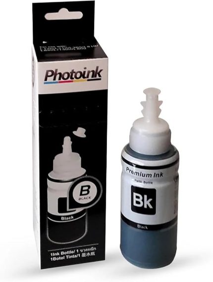 Plus L Serisi Mürekkepleri, Epson T6641 Uyumlu 70 Ml Siyah Mürekkep - Kutulu Özel Ambalajinda Photoink Plus Mürekkep - L800/L805/L810/L850/L1300/L1800/ L382/L386/L455/1455/L3050/L3060/L3070