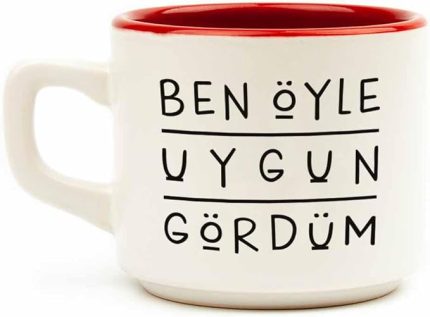 Öyle Uygun Gördüm Beyaz Venüs Kupa-Hediyelik Kupa Fincan