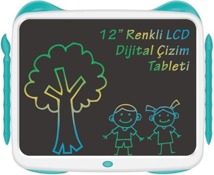 Wicue 12" Panda LCD Dijital Renkli Çizim Tableti