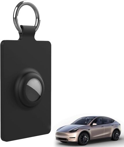 kartı, Tesla anahtarlık, Tesla Model Y/3/S/X modelleri için geçerlidir, kayıp ve çizilmeye karşı dayanıklı anahtarlık, kart tutucu, siyah anahtar kartı, tüm Tesla modelleri için geçerlidir,