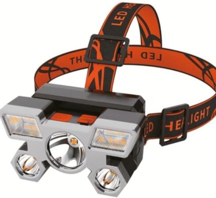 Lümen 4 Mod Yüksek Işık Flaşörlü Gece Yürüyüş Şarjlı Avcı Balıkçı Kamp Kafa Feneri Kafa Lambası