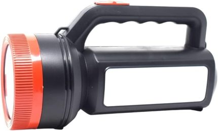 LED Şarjlı El Feneri | 1500 mAh Pil, Uzun Menzilli Aydınlatma, Omuz Askılı, 6-7 Saat Kullanım | Kamp, Acil Durum, Gece Güvenliği için