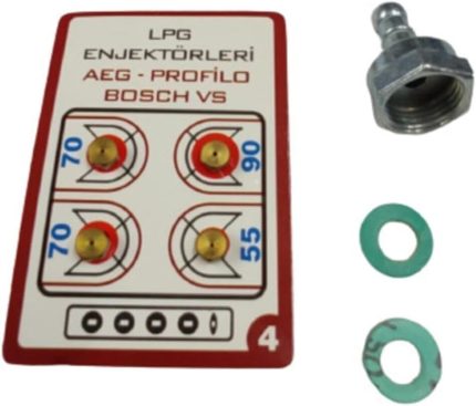 Ocak Memesi? Enjektör 4 Lü Set Di?rsek Ve Conta (Üniversal)