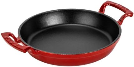 Döküm Yuvarlak Kulplu Yumurta Sahanı Tava, 16 cm, Siyah