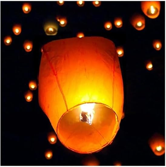 Gece Gökyüzü Dilek Feneri Dilek Balonu Büyük Uçan Romantik 3 Adet - Görsel 2