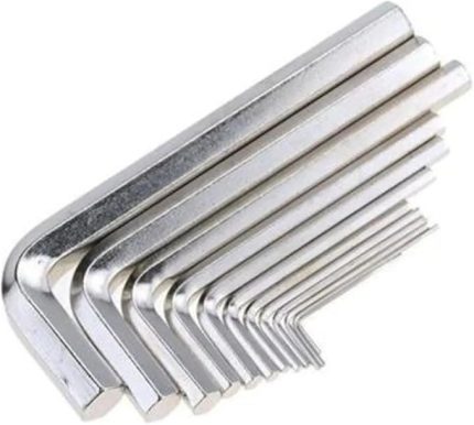 Parça Çelik Alyan Seti Kısa Düz Köşe Alyan Anahtar Takımı 1,5mm-8mm Arası Alyan Takımı Allen Anah