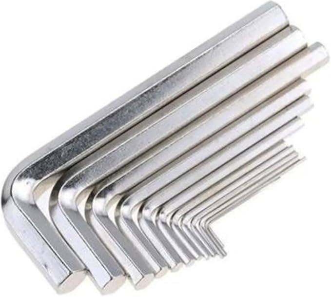 Parça Çelik Alyan Seti Kısa Düz Köşe Alyan Anahtar Takımı 1,5mm-8mm Arası Alyan Takımı Allen Anah