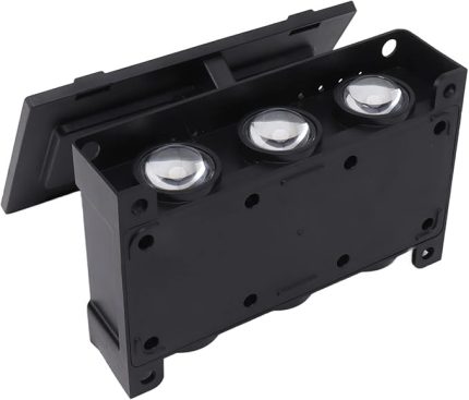 Güneş Enerjili Duvar Lambası, Güneş Enerjili Dış Mekan Işıkları Akşamdan Şafağa 6 LED Ampuller Ortam Dış Aydınlatma Duvar Apliği Dekoratif Bahçe, Dimmer Anahtarları (Sıcak Işık)