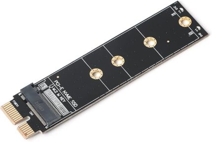 DK-AC-PEM1X NGFF/NVMe M.2 SSD PCI-E X1 Kartı, Siyah