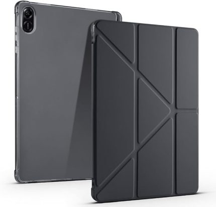 Pad X8A 11inç ile uyumlu Kılıf Kalem Bölmeli Trifolding Case Siyah