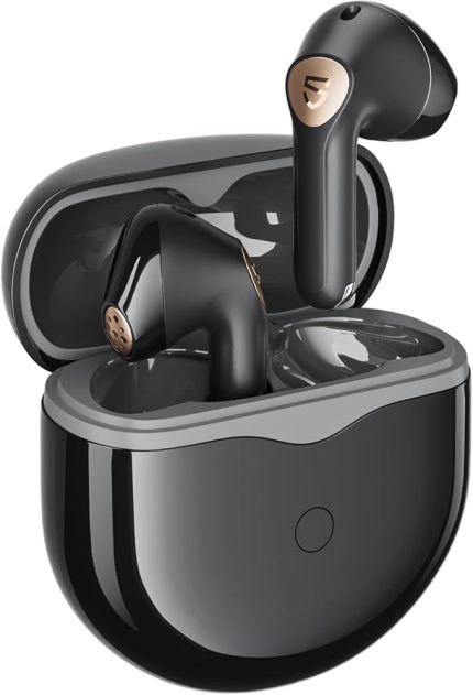 Air4 Lite Kulaklık LDAC Codec ile Bluetooth 5.3 Hi Res, Aramalar için 6 Mikrofonlu Gürültü Önleyici AI ile Kablosuz Kulaklık Yarı kulak içi, Toplam 30 Saat Çalma Süresi, APP Kontrolü