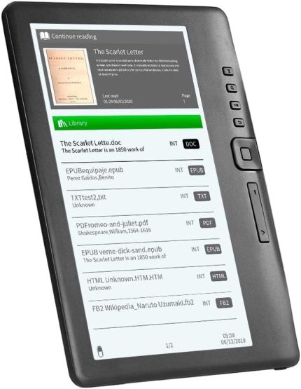 Taşınabilir e-Kitap Okuyucu 8GB 7 inç Çok İşlevli E-Okuyucu Arka Aydınlatmalı Renkli Ekran