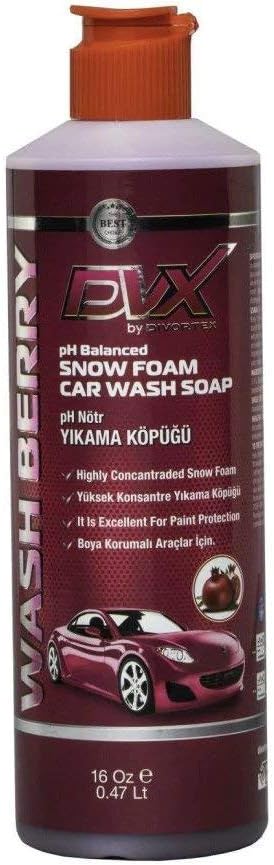 DVX Wash Berry Ph Nötr Oto Şampuanı 16 Oz 473 ml.
