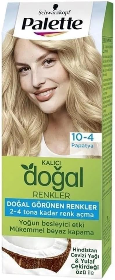 Kalıcı Doğal Renkler 10-4 Papatya Saç Boyası