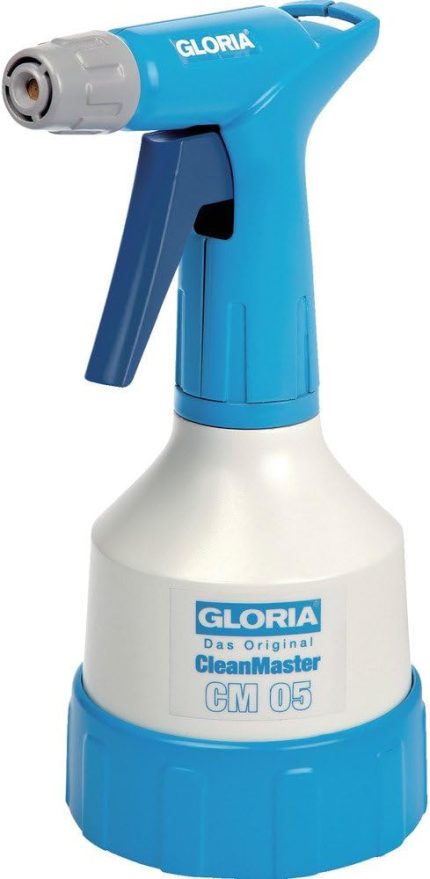 CleanMaster el püskürtücü, 05 cm, 0,5 l, temizlik maddesi için sprey şişesi, pH 2 ila 12 asitler ve alkaliler için, çift kaldırma pompası