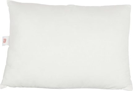 Comfort Düz Dış Kumaş:%100 Pamuk, İç Dolgu: Boncuk Elyaf Yastık, Beyaz, 50x70 cm