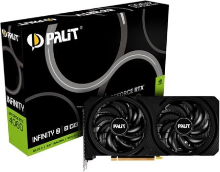 Nvidia GeForce RTX4060 INFINITY Dual 8GB 128Bit GDDR6 Ekran Kartı (NE64060019P1-1070L)