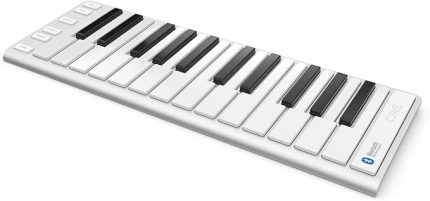 CME Xkey 25 Air, 25-Tuş Mobil/Taşınabilir Kablosuz/Bluetooth MIDI Klavye/Controller, Velocity Tuşlar, Polifonik Aftertouch Özellikli (Mac/PC/iOS Uyumlu)