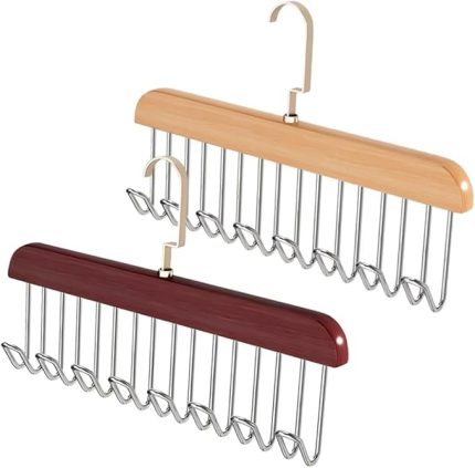 Home Ahşap Sütyen Askısı,Kravat,Ceket,Kemer Ve Sütyen İçin Dolap İçi Ahşap Düzenleyici Askı (1 Adet)