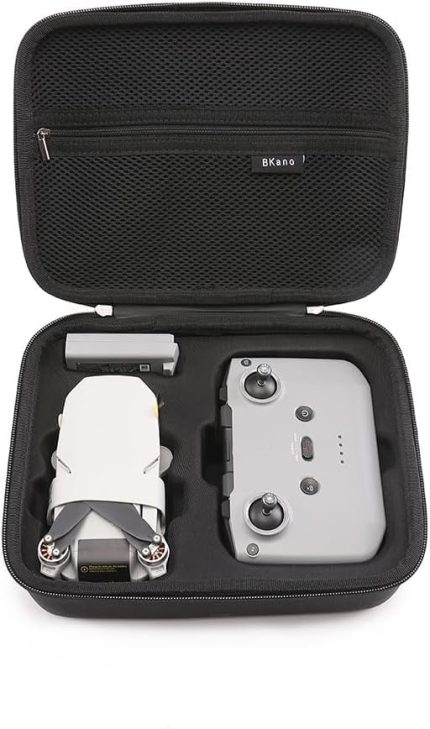Mini 4K / 2 SE Kılıf, Su Geçirmez Taşınabilir Saklama Çantası Seyahat Çantası Sert Kabuk Taşıma Çantası DJI Mini 4K/Mini2 SE/Mini2 Drone ve Denetleyici Aksesuarları için, Siyah