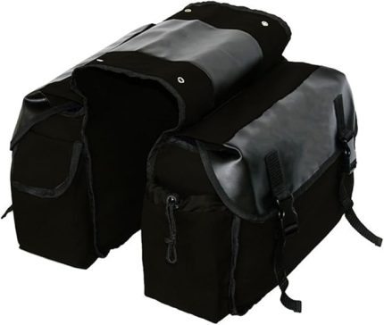 Motosiklet Büyük Kapasiteli Eyer Çanta Motosiklet Sürme Seyahat Tuval Su Geçirmez Panniers Kutusu Motosiklet için Yan Aletler Çanta ıfı