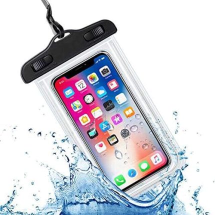 Su Geçirmez Cep Telefonu Kılıfı iPhone, Samsung Galaxy, Xiaomi Gibi Tüm Telefon Modelleri İle Uyumlu Kılıf (7 İnçe Kadar)%100 Waterproof (Siyah)