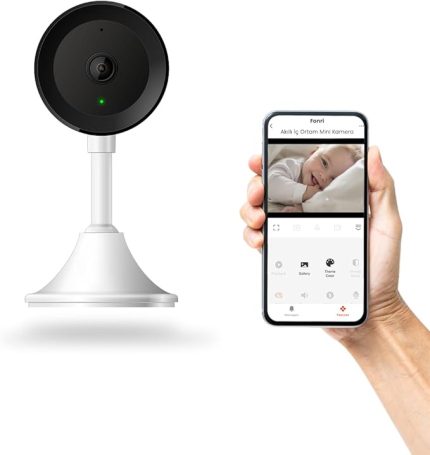 Akıllı Çocuk ve Bebek Kamerası; Uzaktan Kontrol, 2 Yıl Garanti, Çift Yönlü Konuşma