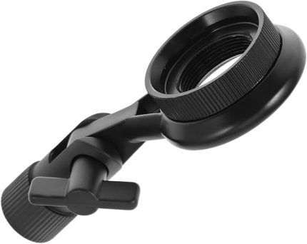 Mic Supply - Mikrofon Tutucular Için Darbeye Dayanıklı Braketli Metal Mikrofon Klipsi