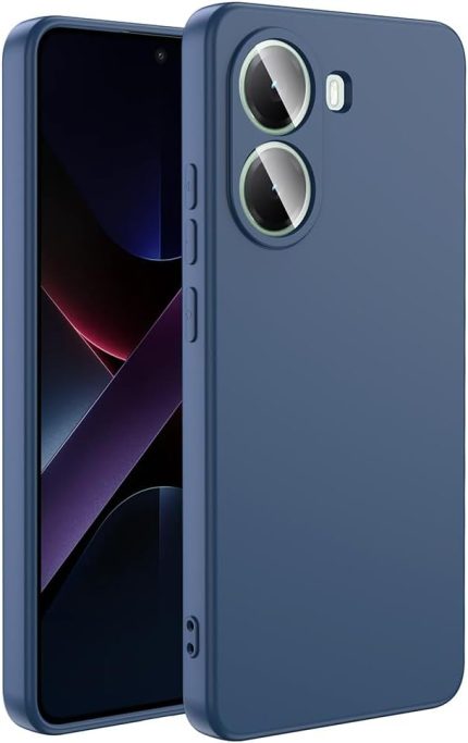 Xiaomi ile uyumlu Poco ile uyumlu X7 Pro Kılıf Zore Mara Lansman Kapak Lacivert