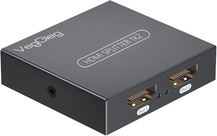 30Hz 1 Giriş 2 Çıkış HDMI Splitter Görüntü Ayırıcı Bölücü Adaptör